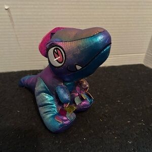 Dino Collecto Bella Berry-onyx Baryonyx 8" Plush Toy Metallic NWT